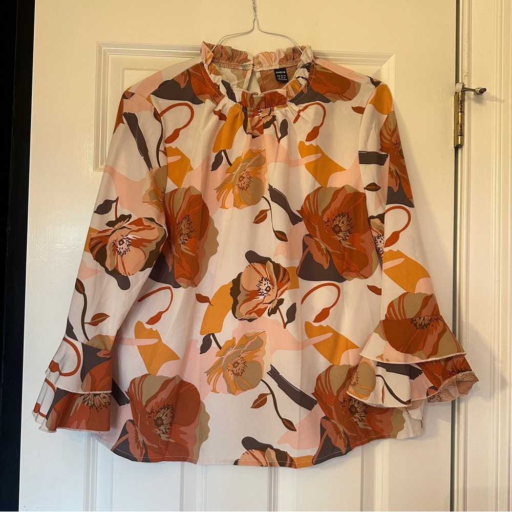 Fall floral top